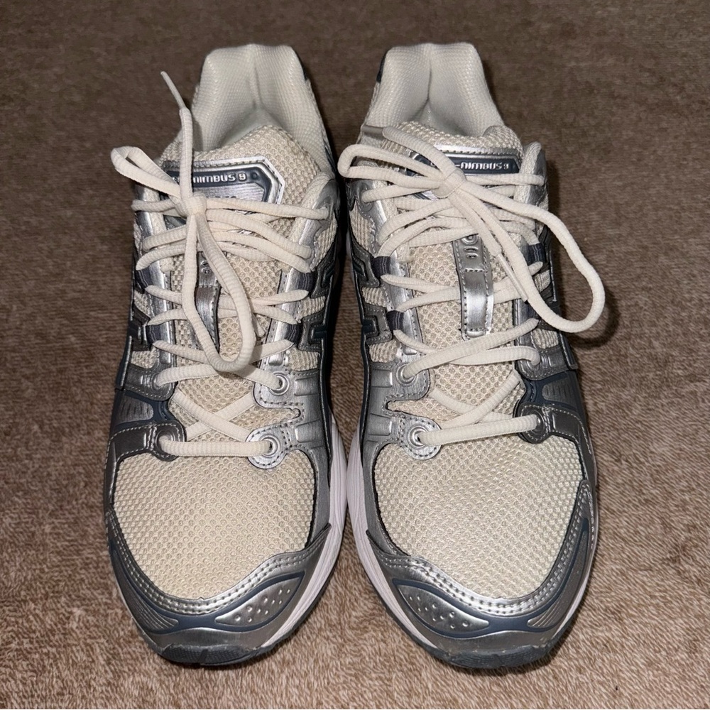 Asics Gel Nimbus 9 “Pure Silver Metropolis” Size 10